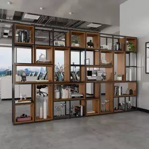철제 파티션책장 와이드 160x30x200cm 진열장 사무실 공간분리 가벽