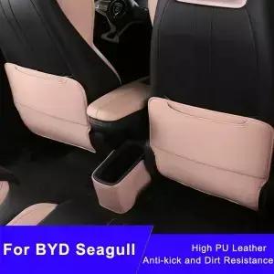 BYD Seagull용 카시트 백 패드 킥 방지 보호대 커버 더러움 매트 자동차 액세서리