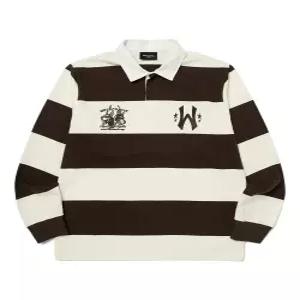 BOUTIQUE RUGBY PIQUE BROWN