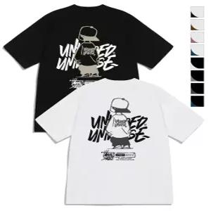 Urban Youth 퓨어 코튼 오버핏 반팔 티셔츠 8COLOR