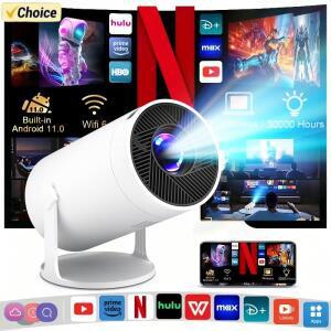 야외용 LED 프로젝터 4K 와이파이  HD 시네마  영화 게임