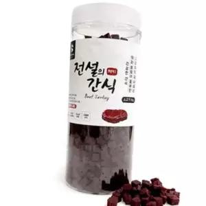 HNF 애견간식 전설의간식 국내산 통간식 소프트져키 소고기 1kg