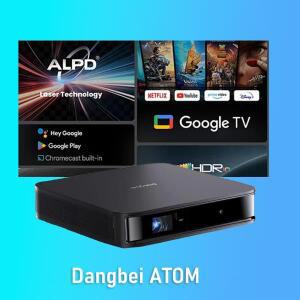 Dangbei ATOM  풀 HD  프로젝터 LED  휴대용  시어터 Wifi 시네마 Netflix Google TV 비머 글로벌 버전