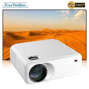 Touyinger 스마트  안드로이드 비머 시네마  프로젝터 CR7 TD97s  풀 HD 지지대 4K LCD 7800 루멘 5G 와이