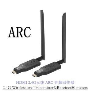 2.4GHz 50m 무선 ARC 오디오 송기  키트 TV 전력 증폭기 사운드 바용 HDMI 기 어댑터