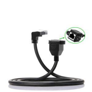 Cat6 이더넷 케이블 RJ45 직각 UTP 네트워크  90도 랜 노트북 라우터 TV 박스용
