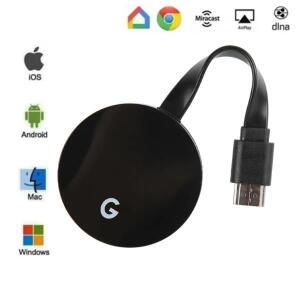 Chromecast Google 무선 WiFi Mirascreen HDMI 호환 디스플레이 동글 미디어 스트리밍  tv  For ios/Androi