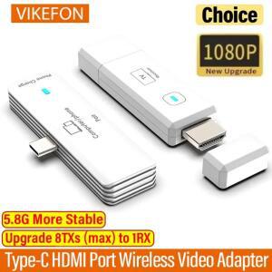 50M 5.8G  무선 송기  Type-C 포트 HDTV/프로젝터/노트북용 HDMI 호환  어댑터