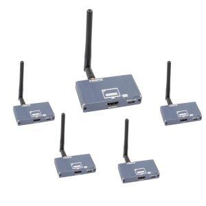 200m 무선 HDMI 연장기 5.8G WiFi 송수기  60Hz 1TX to 1/2/3/4 RX 장거리  알루미늄 합금
