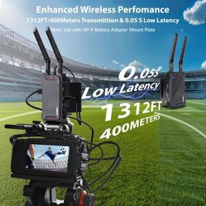 VRRIIS 무선 HDMI  송수기 400m 5Ghz 카메라 노트북 프로젝터 TV 박스 PS4를 스트리밍