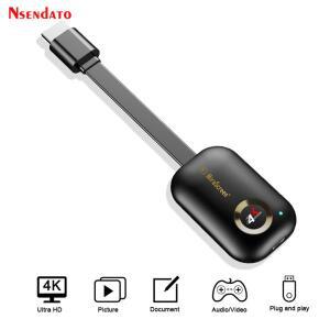 Mirascreen G9 플러스 4K 무선 HDMI 호환 TV 스틱 어댑터 와이파이 디스플레이 수기 동글 미라캐스트 용