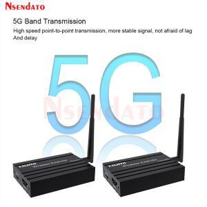 5G 무선 HDMI  송수기 연장기 200m  디스플레이 화면 공유 스틱 어댑터 PC TV용