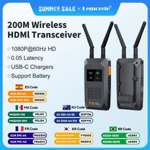 Lemorele 무선 오디오 트랜시버 사진 노트북-TV  용 200M  대기  HDMI 송기