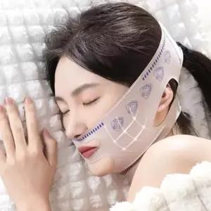 얼굴밴드 여성 얼굴 브이라인 이중턱 처짐방지 밴드 스트랩