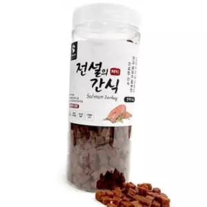 HNF 애견간식 전설의간식 국내산 통간식 소프트져키 연어 1kg