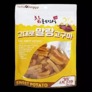 헬로도기 그대로 말랑 스틱고구마 250g 강아지간식