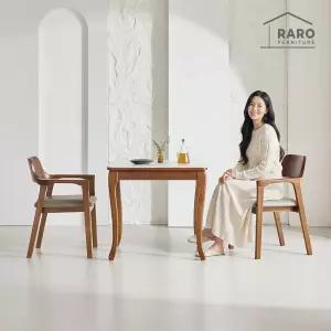 [/착불배송] 이오 800 포세린 통 세라믹 2인 식탁 세트(식탁+의자2)