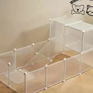 강아지 고양이 철제 펫룸 울타리 소형 반려동물 DIY 철장 조립식 펜스