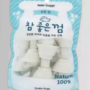 강아지간식 칭찬간식 훈련용 치아건강 우유껌 6p x6