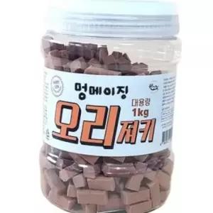 강아지 멍메이징 오리져키 1kg 반려견 노즈워크 간식