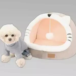고양이 공놀이 하우스 파스텔베이지 점보특대형 1P