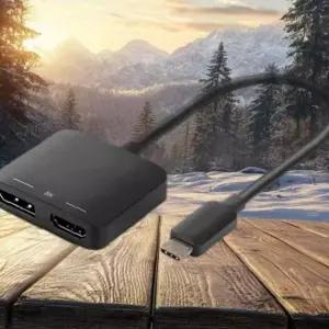 USB Type C to HDMI DisplayPort 컨버터(MST 지원)