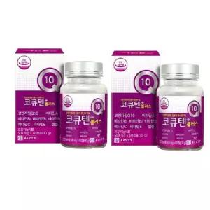 [종근당건강] 종근당건강 코큐텐플러스 500mg x 60캡슐 1+1 총2개 총120캡슐 가족건강