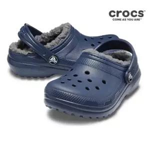 키즈슬리퍼 샌들 PQK 203506-459 CLASSIC LINED CLOG K NAVY/CHAR