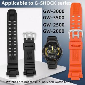 카시오 G-SHOCK 항공 5121 스타프 팔찌 실리콘 호환용 스트랩, 특수 방수 손목 밴드, GW3000/3500 밴드, GW