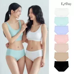 [7+7+7] 이브데이 심리스 노라인 에어쿨링 팬티 색상혼합 (총 21종세트)
