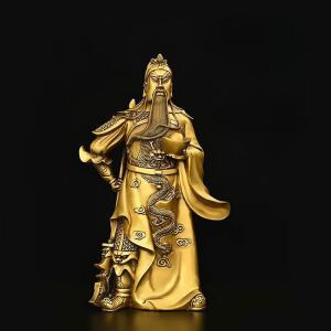 미니어처 하우스 구리 토바오 부의 관공 장식 부를 끌어들이는 가정용 가구 선물