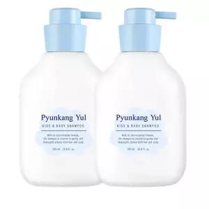 [편강율키즈] 1+1 향기좋은 키즈앤베이비 샴푸 베이비파우더 590ml 유아 아기 순한세정