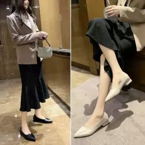 신혼 여행 준비 낮은 구두 편한 플랫 슈즈 연말 모임