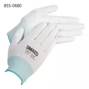 SMATO PU-PALM장갑 흰색S 855-0680 (10개) 안전장갑 (W57F4BF)
