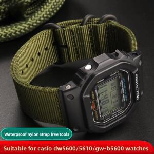 카시오 지샥 G-Shock DW-5600 GW-B5600 GM-5600 GM110 GA110 GM2100 GA900 AE1200 스포츠용 방수 캔버스 시