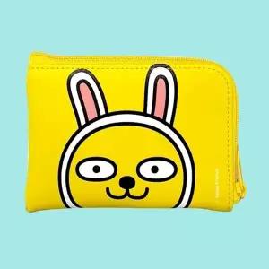 카카오프렌즈 미니지갑 미니월렛 카드지갑 동전지갑 무지 115x90x12mm