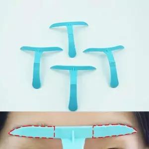 [하프클럽/]눈썹그리기도구 4개입 눈썹가이드 모양별 초보화장