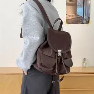 WL 데일리 직장인 대학생 여자 백팩 예쁜 가방 커피brown 30대여자백팩