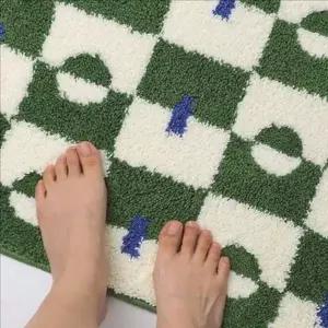 [콩심팥심]디자인 주방 발 매트 소프트 욕실 발 매트 현관 거실