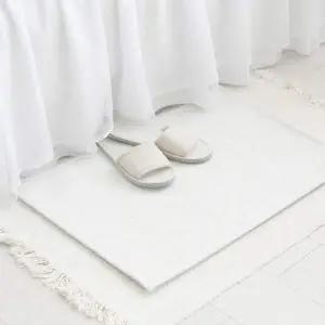 [콩심팥심]빗살 디자인 사각 욕실 발매트 홈 인테리어용 바닥 매트