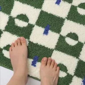 디자인 주방 발 매트 소프트 욕실 발 매트 현관 거실