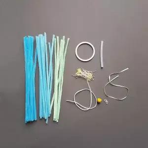 키링 만들기 키트 플라워 부자재 DIY 3종세트 꽃다발 재료