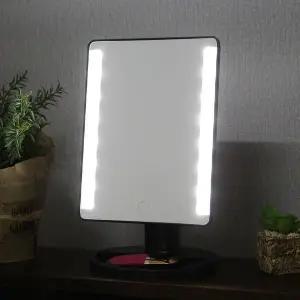 TBZ 탁상 터치스탠드 LED 조명거울 공주거울 접는거울