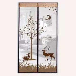 TBZ 자석형 사슴디자인 방문 모기장 90x210cm 문모기장
