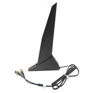 외부 WiFi 6 6E 안테나 2.4G / 5G 마그네틱 베이스 PC 데스크탑 컴퓨터용 Asus Rog Strix Z690 B360 H610 H670 M13H M12 2T2R 마더보드 카드 (케이블 80cm 2.7피트)