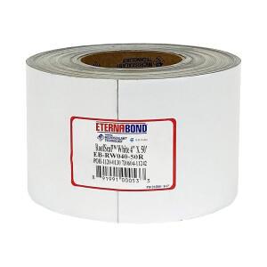 이터나본드 루프 씰 화이트 4인치 x 50인치 마이크로실란트 UV 안정 RV 수리 테이프 | 총 두께 3,500만 개 - EB-RW040-50R 원스텝 내구성, 방수 및 밀폐 실란트