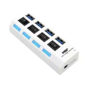 USB3.1 C타입 4포트 UBS허브 화이트 (아답터 포함) (W8DD04D)