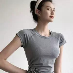WL 부드러운 데일리 반팔 캐주얼 헬스 디자인 스타일