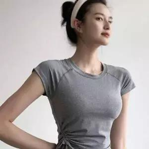WL 부드러운 데일리 반팔 캐주얼 헬스 디자인 스타일