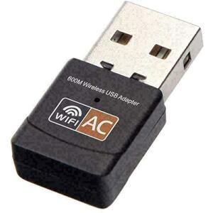 USB WiFi 어댑터, AC600Mbps 듀얼 밴드 2.4/5Ghz 무선 미니 네트워크 어댑터 802.11, PC 데스크톱 노트북 MAC 북 윈도우 지원
